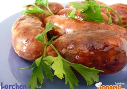 Рецепт: Домашние колбаски