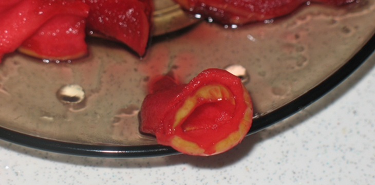 Шаг №9 MK Торт Корзинка с яблочными розами от best