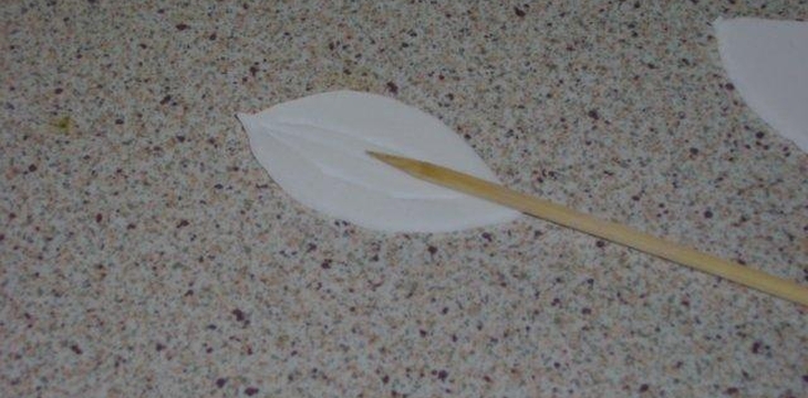 Шаг №2 МК Белые цветы от Annula