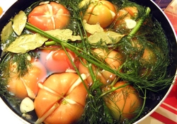 Рецепт: Квашенные помидоры