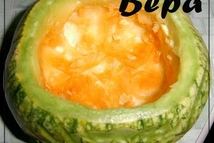 Шаг 1: Тыкву вымыть, срезать с нее …