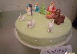 Рецепт: Новогодняя поляна