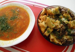 Рецепт: Борщ с галушкой по-полтавски