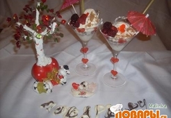 Десерт "Teamo" (в переводе с исп. Я Тебя Люблю)