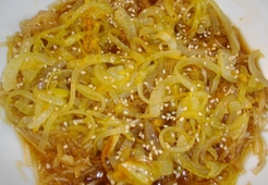 Свежий салат из редьки