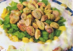 Рецепт: Салат "Фисташка"