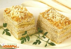 Торт с грибным кремом