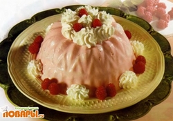 Рецепт: Малиновый мусс