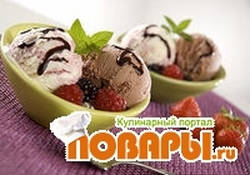 Рецепт: Мятно-шоколадное мороженое