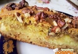 Рецепт: Пудинговый апельсиновый пирог