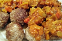 Шаг 1: Сформировать тефтели, обжарить. Духовку разогреть …