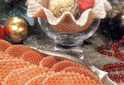 Вафли новогодние