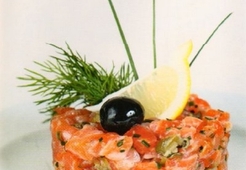 Тартар из лосося