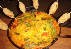 Паэлья с курицей