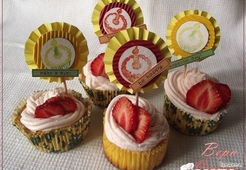 Кексы с белым шоколадом