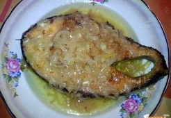 Рыба Эскалар (Масляна) в лимонном соусе