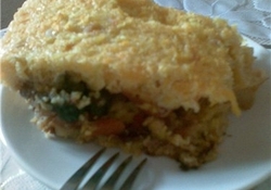 Рецепт: Запеканка кукурузно-тыквенная "Фруктовая рапсодия"