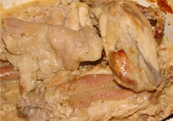 Рецепт: Фаршированное жаркое из кролика