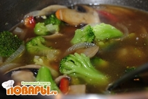 Шаг 7: Теперь в можно добавлять брокколи …