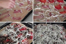 Шаг 4: Сверху положите кусочки бекона, отваренного …