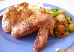 Рецепт: Крылья - крылышки