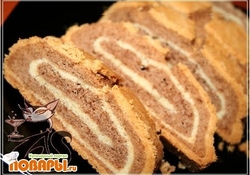 Рецепт: Песочный рулет