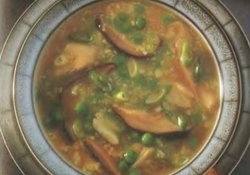 Рецепт: Крабовый суп с китайскими грибами