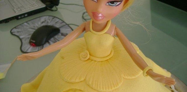 Шаг №10 МК Торт Кукла Братц 2 от Annula