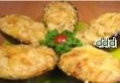 Авокадо, фаршированное куриным филе - спамера*