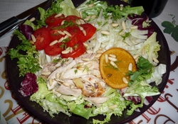 Рецепт: Салат "Легкий ужин"