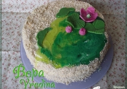 Рецепт: Торт «Лето на пороге»