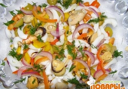 Рецепт: Салат "Киев"