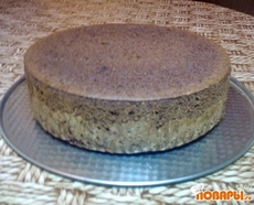 Рецепт: Шоколадно-банановый бисквит