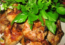 Рецепт: Шашлык из курицы