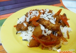 Курица в кисло-сладком соусе по-китайски