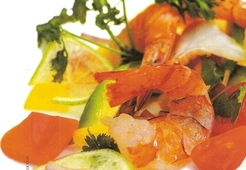 Севиче с креветками