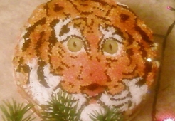 Блинный торт "Талисман года Тигра"