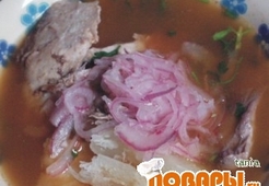 Энсэбольядо дэ альбакора (уха по-эквадорски из албакора)