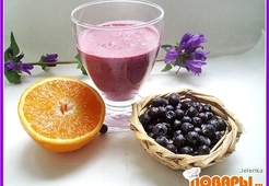 Чернично-банановый smoothie