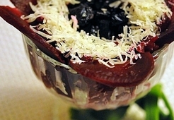  Салатик «Цветочный коктейль»