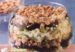 Салат с черносливом