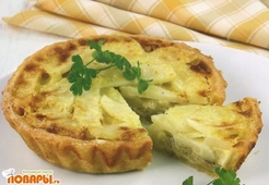 Пирог с баклажанами