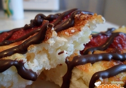 Рецепт: Творожно-рисовая пушистая запеканка