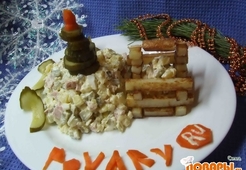 Оливье "Пришла зима нарядная..."