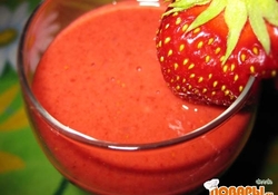 Рецепт: Клубничный шейк