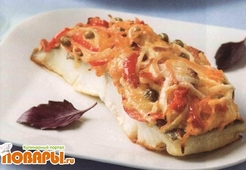 Рыба в овощной "шубке"