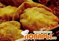 Рецепт: Лепешки, жаренные во фритюре