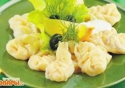 Рецепт: Пельмени с рыбой