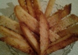 Рецепт: Сухарики с чесноком и паприкой