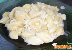 Макароны  "С морскими гадами"